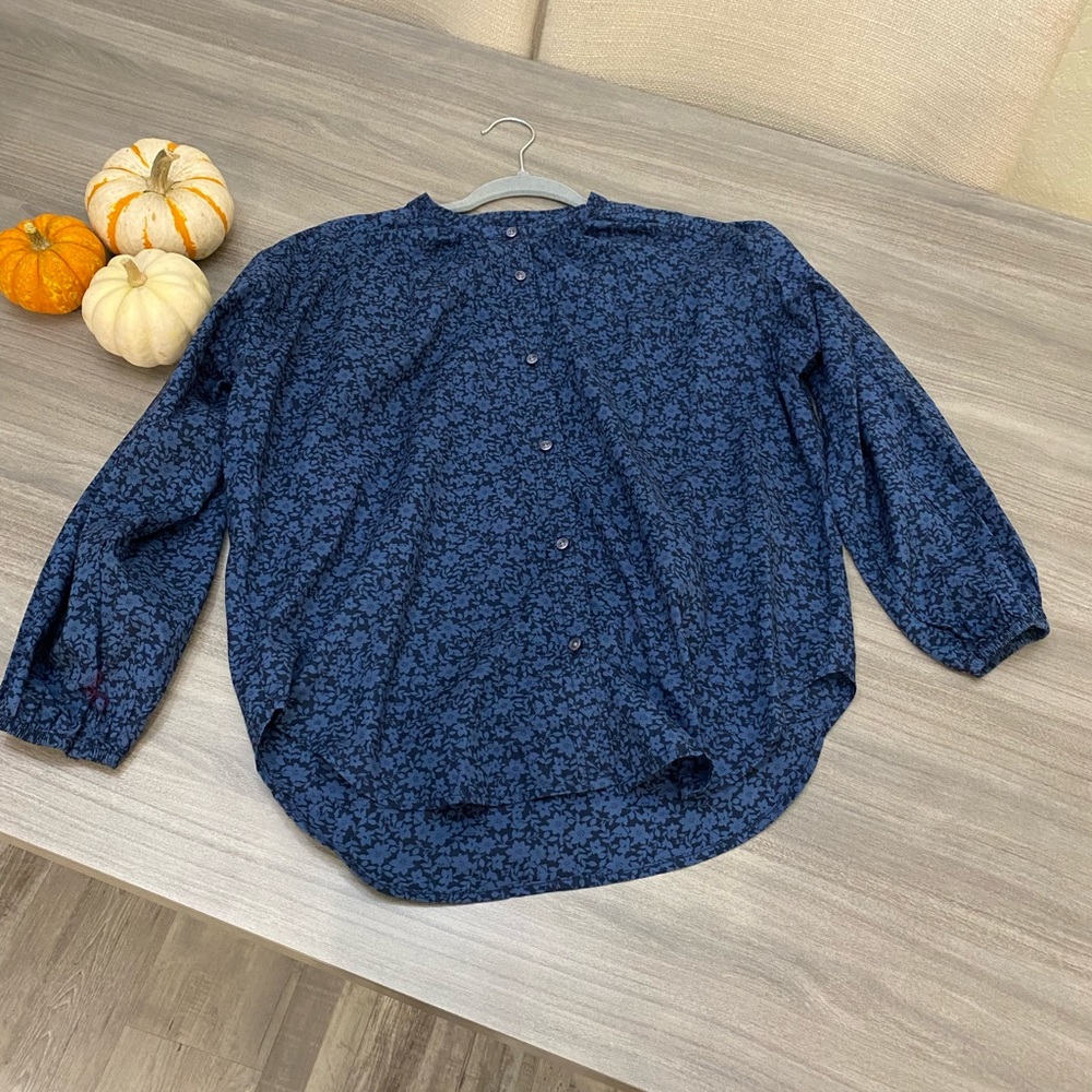 Free assembly floral blouse